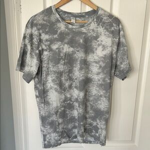 Alternative Large Gray Tie-Dye Men's Shirt